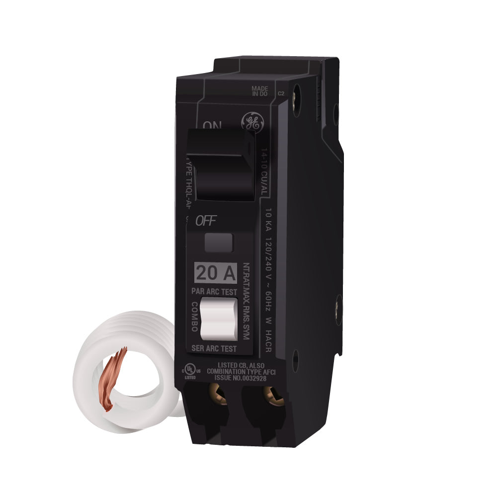 THQL1120AF2 | General Electric 20 Amp Arc Fault Circuit Breaker