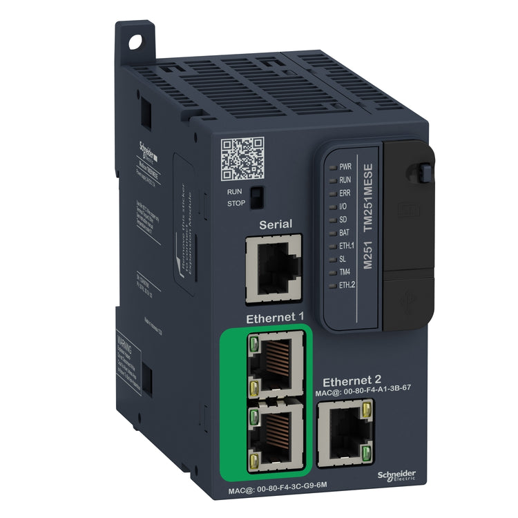 TM251MESE | Schneider Electric Logic controller, Modicon M251, 2x Ethernet