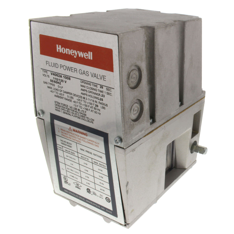V4062A1008 | Honeywell Low Pressure Fluid Power Actuator 120 VAC, 26s Opening