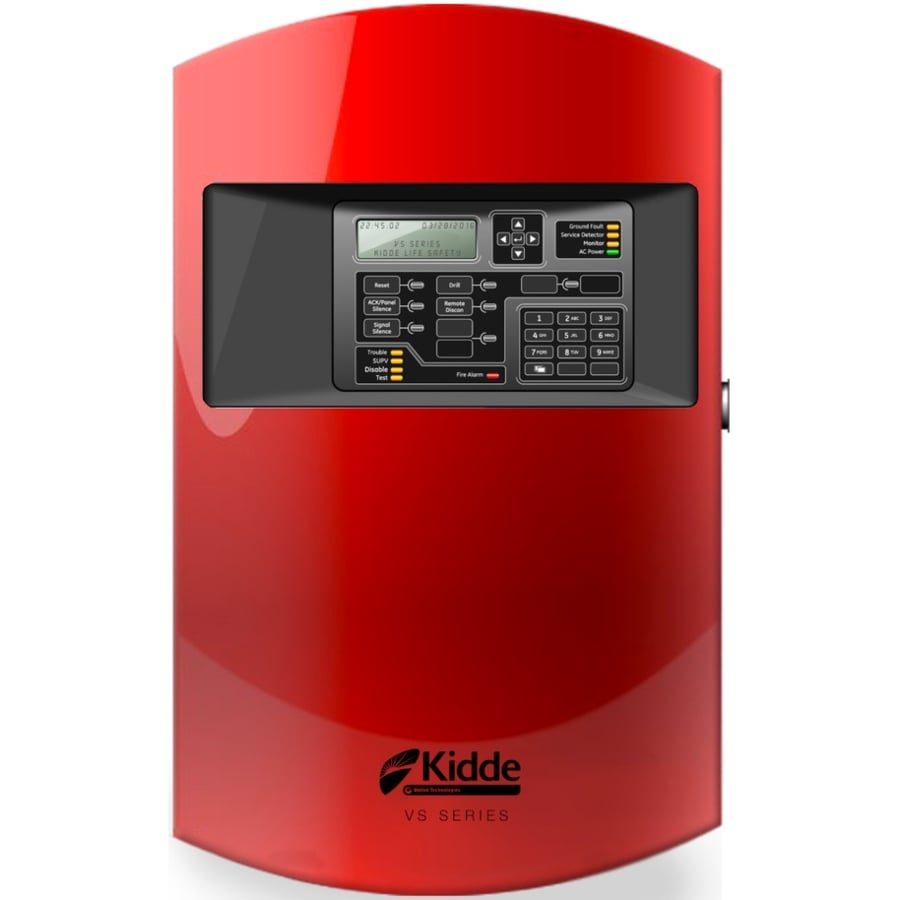 VS4-R | Kidde Fire Alarm Control Panel, 4-Loop Intelligent Addressable