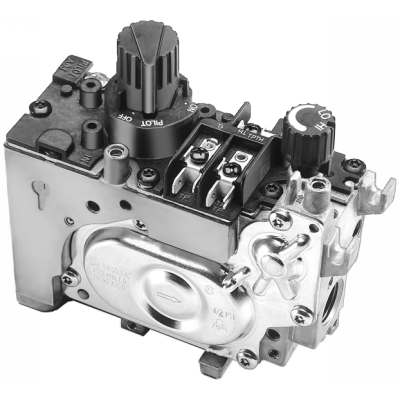 Honeywell VS8421D8034 Millivolt Gas Valve 750mV LP 3/8 NPT Vent-Free Fireplace Control