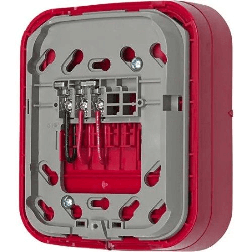 System Sensor WAV-RL Red Wall-Mount Wireless AV Base