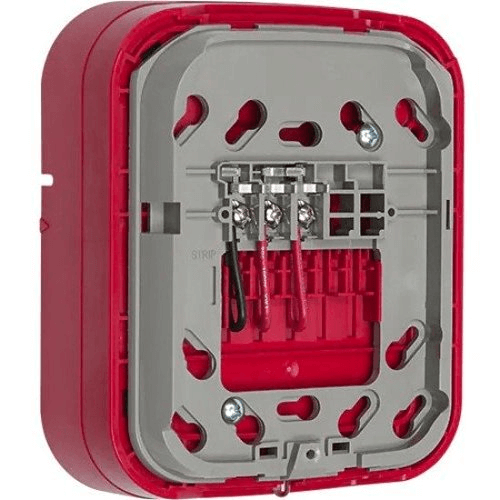 System Sensor WAV-RL Red Wall-Mount Wireless AV Base