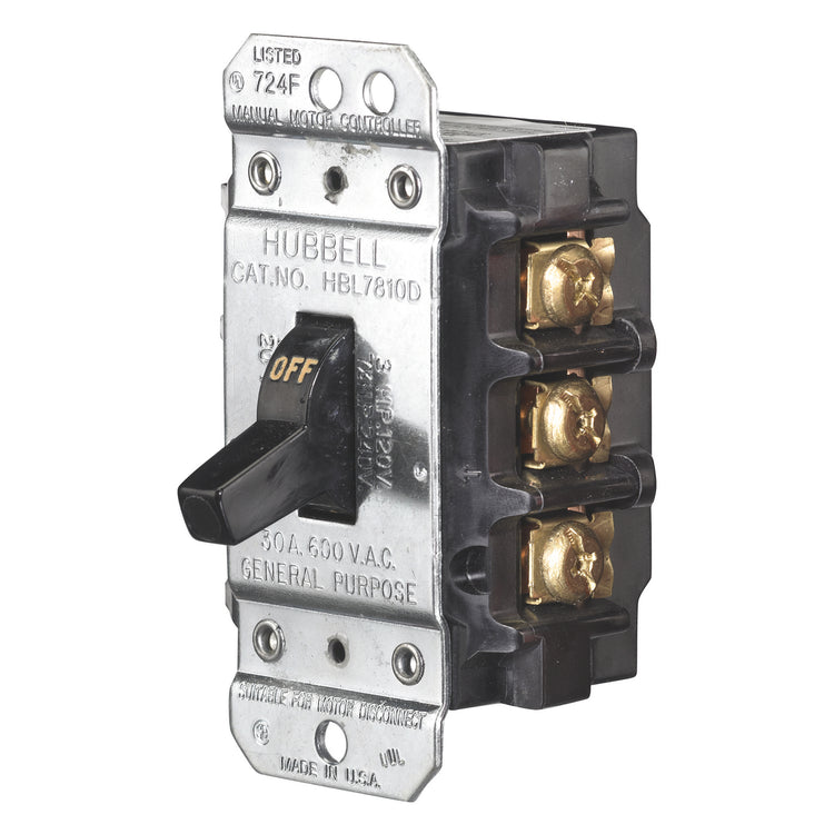 HBL7810D | Hubbell Manual Motor Controller