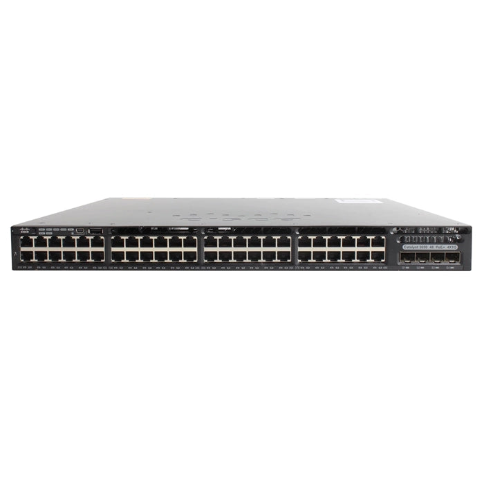 WS-C3650-48FS-S | Cisco 48x 1GB PoE+ RJ-45 4x 1GB SFP Switch