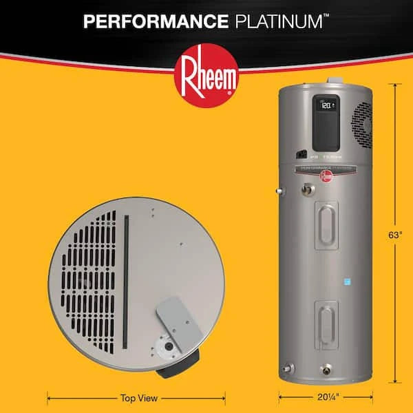 XE40T10H45U0 | Rheem Performance Platinum 40 Gal Hybrid High Efficiency Smart Tank Electric Heat Pump Water Heater
