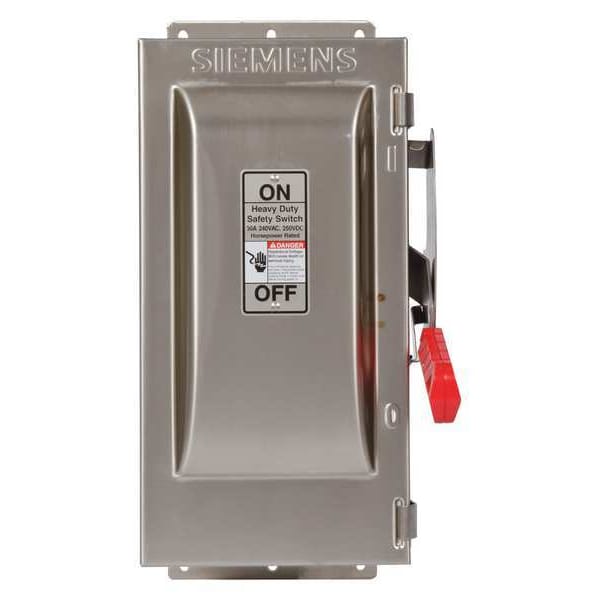 HF321S | Siemens Safety Switch 30A 3-Pole 240V NEMA 4X Stainless Steel