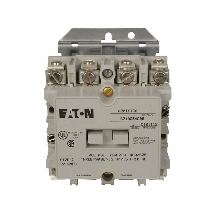 A201K1CA | Eaton Cutler Hammer A201K1CA Motor Control Contactor