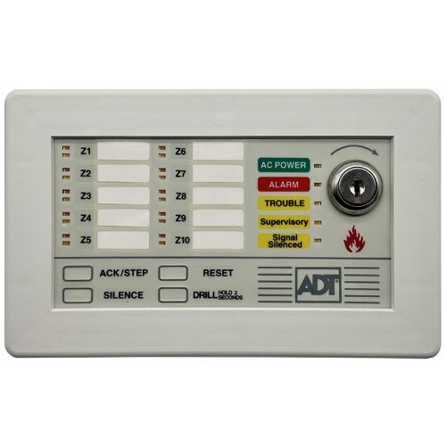 ADT-LED10 | ADT Fire Alarm Annunciator with Zone Display and Remote Controls