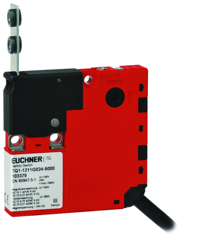 Euchner TQ1-0302G024-5000 24 VDC Locking Safety Switch with 5m Cable