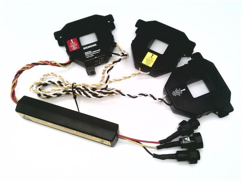Siemens 538-993 Series 2000 Digital Energy Monitor with 100 Amp Split-Core Current Transformers