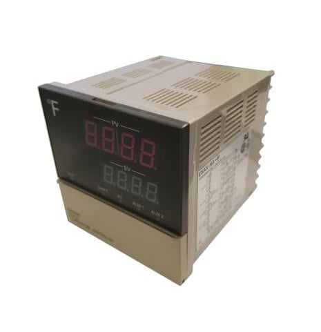 E5AX-A02-F | Omron E5AX 1/4 DIN Temperature Controller 100–240V AC RS-422