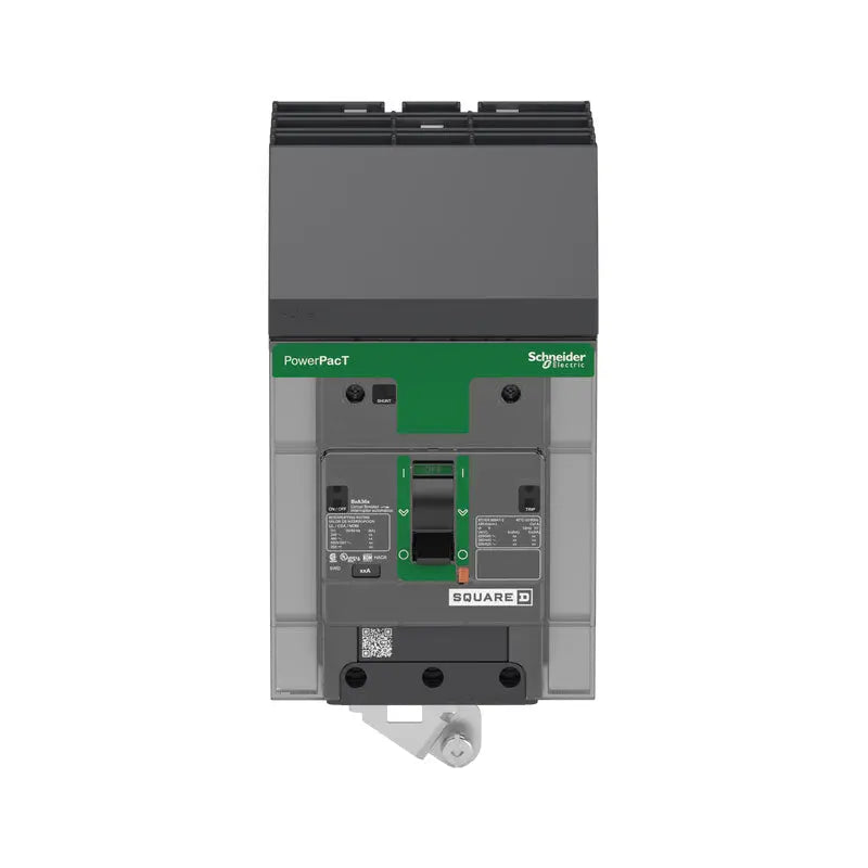 Square D BDA36125 PowerPact B 125 Ampere Three-Pole I-Line Molded Case Circuit Breaker