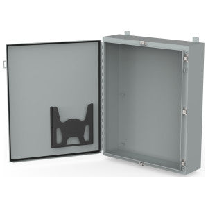 nVent Hoffman A242408LP 24 x 24 x 8 in Mild Steel Wall-Mount Enclosure
