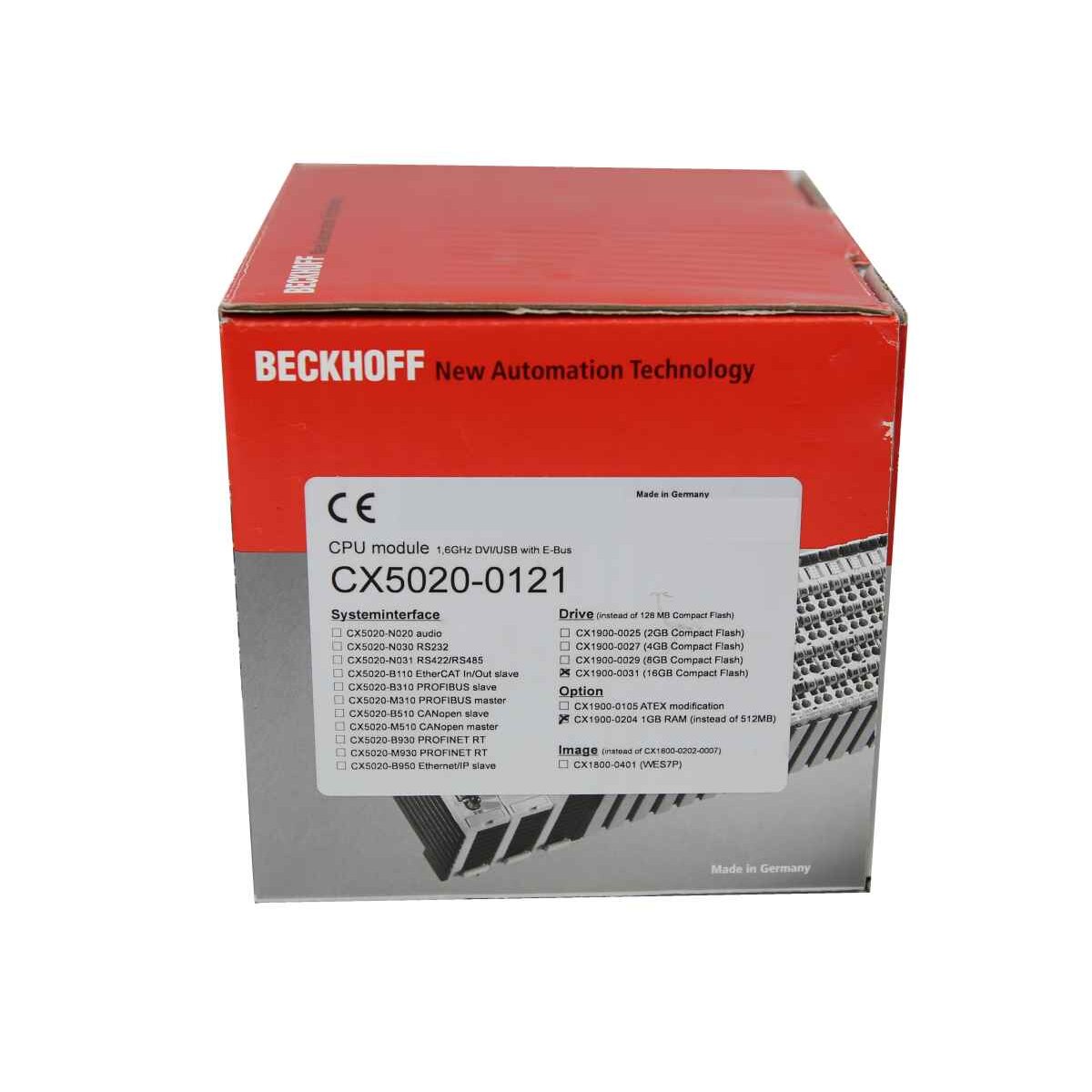 CX5020-0121 | Beckhoff CPU Module