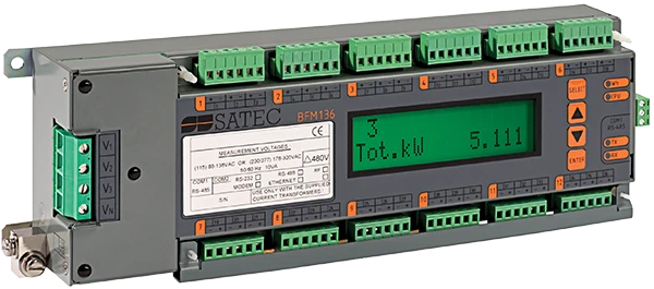 BFM136 | Satec Multi-channel Power and Energy Meter