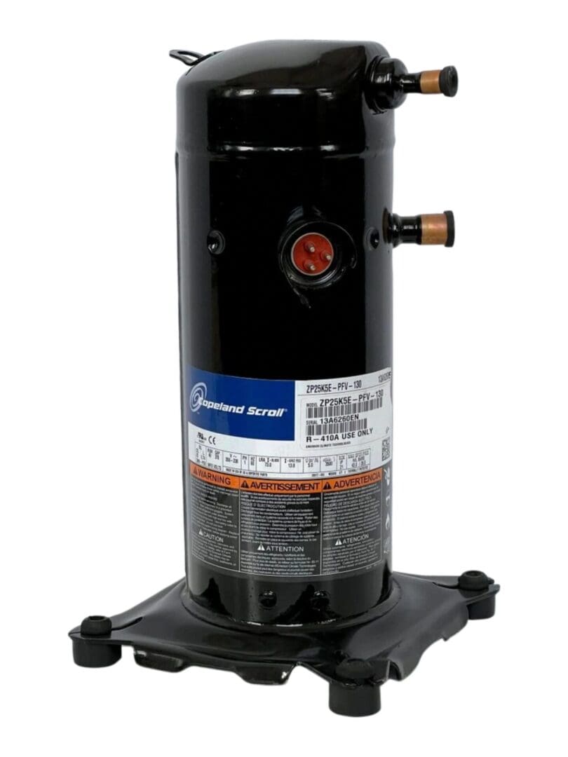 ZR34K5E-PFV-130 | Copeland 3 Ton Scroll Compressor 208–230V 1PH 32,600 BTU R22/R407C