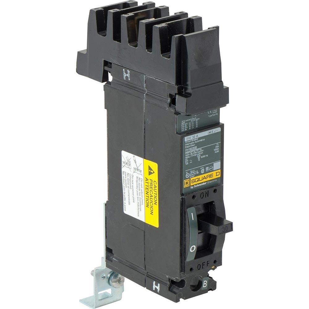 FH16030B | Square D 1-Pole 30A 277V I-Line Thermal Magnetic Molded Case Circuit Breaker