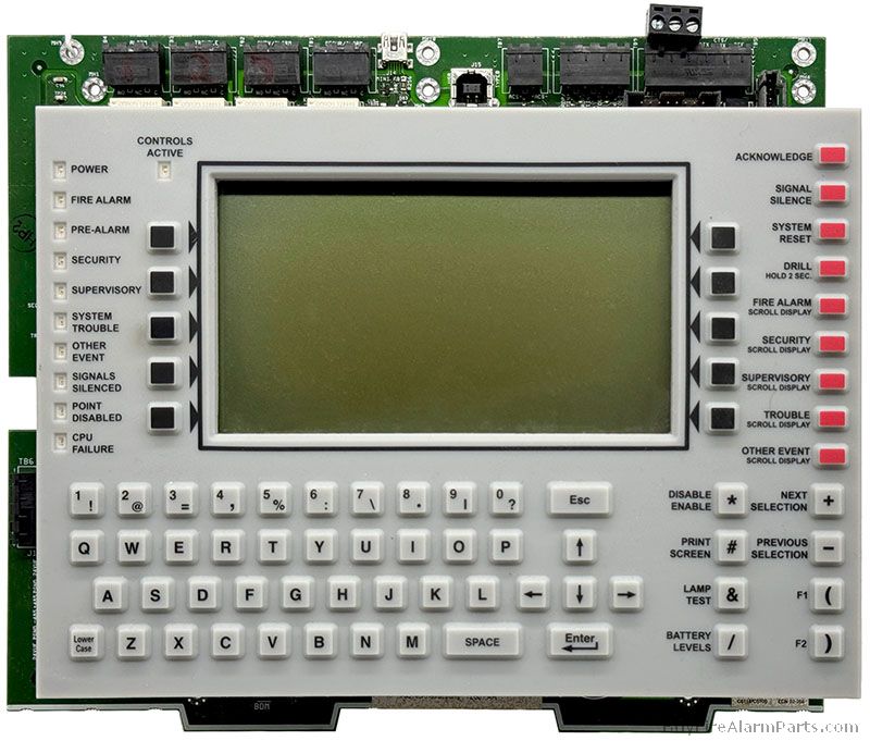 CPU2-3030D | Notifier Replacement CPU with LCD Display & QWERTY Keypad for NFS2-3030