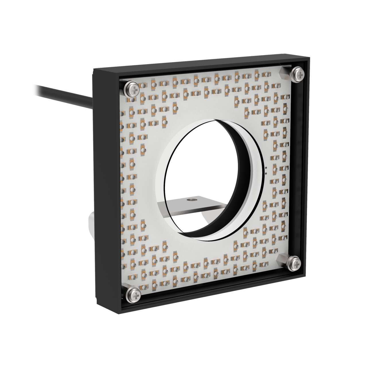 LEDRR80X80W | Banner Engineering 80×80 mm Red LED Ring Light for PresencePLUS Systems