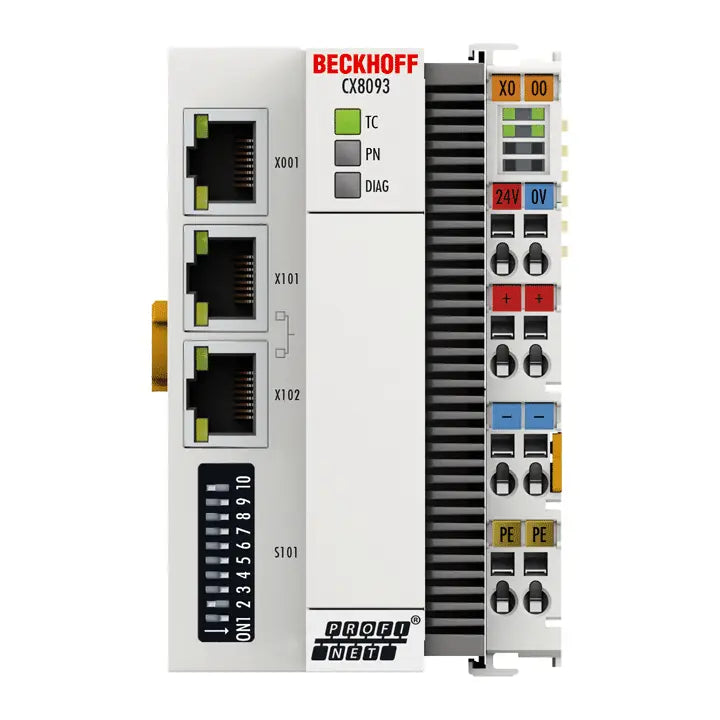 CX8093 | Beckhoff Embedded PC with PROFINET Device 400 MHz ARM9 Processor, 24 V DC