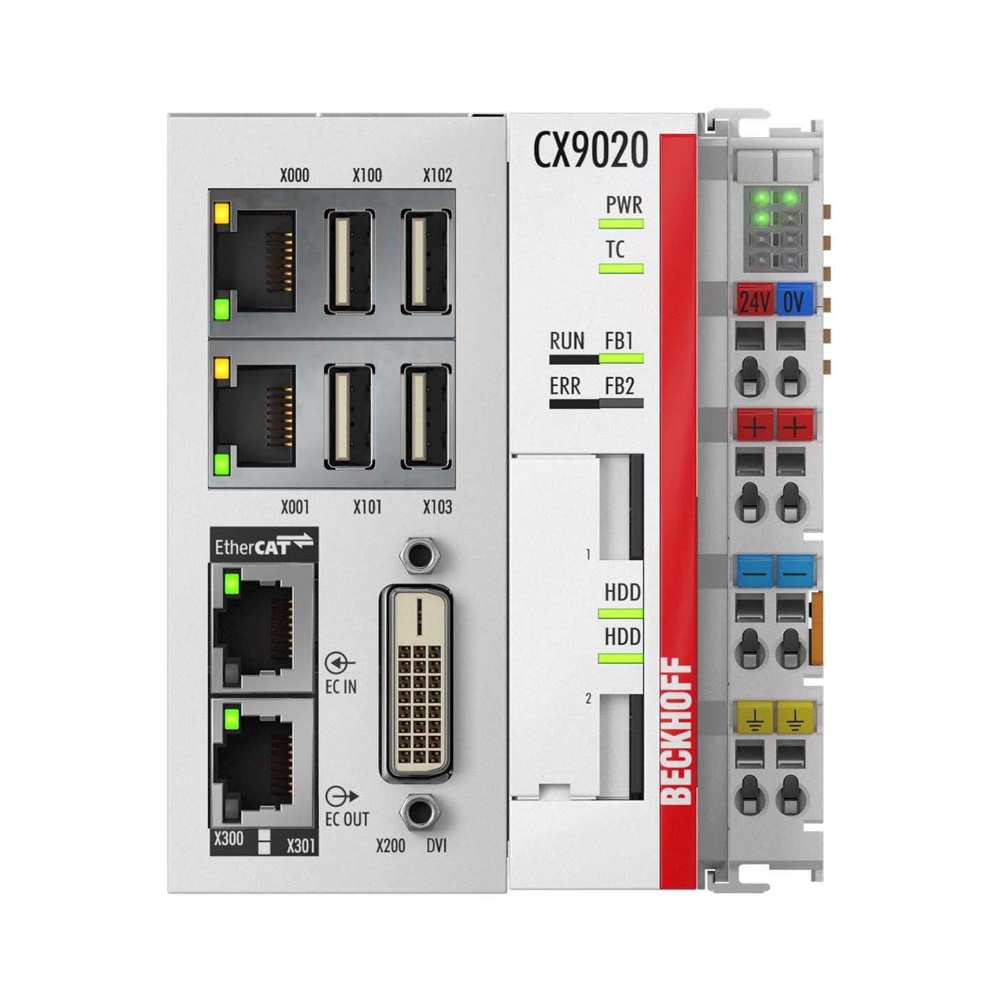 CX9020-0110 | Beckhoff DIN Rail Industrial PC, ARM Cortex-A8 1 GHz
