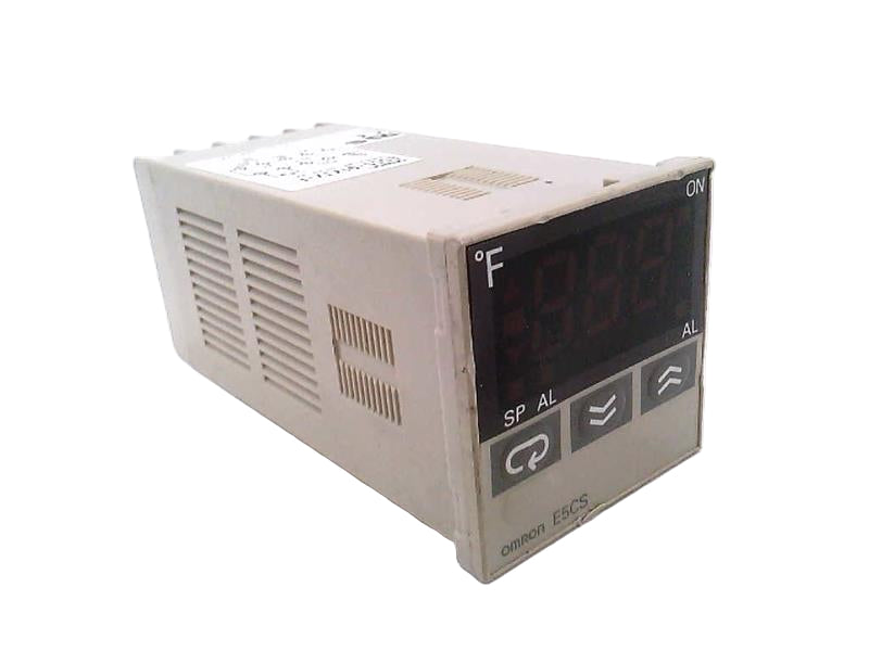 E5CS-Q1KJX-F | Omron E5CS Temperature Controller 100–240VAC J/K Thermocouple LED Display