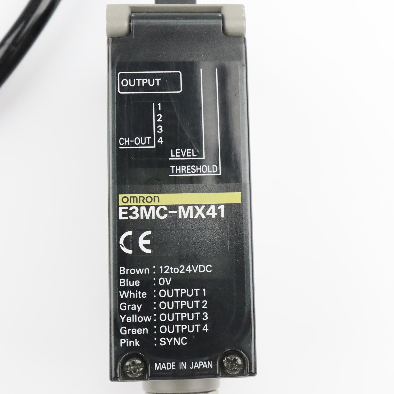 E3MC-MX41 | Omron 4-Channel Fiber Optic RGB Photoelectric Sensor with PNP Output