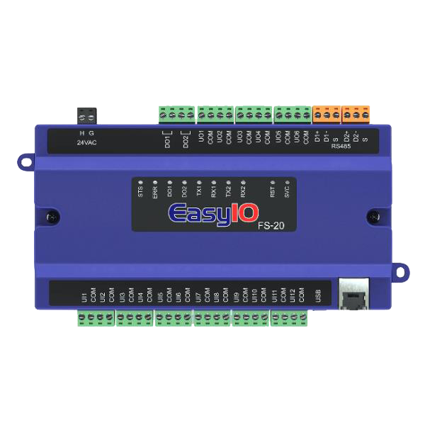EasyIO EASYIO-FS-32 Programmable Building Automation Controller with 32 Input and Output Points