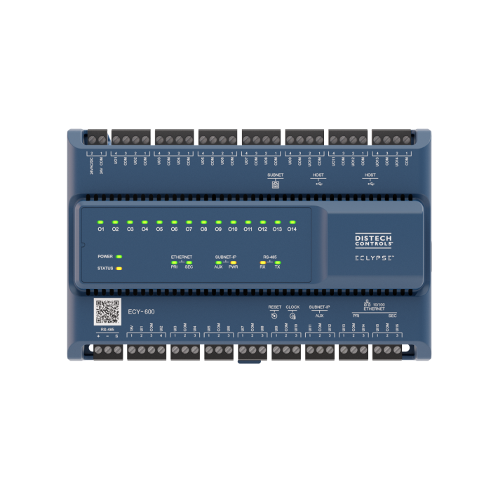 Distech Controls ECY-600-C0 Connected System Controller for Building Automation and Multi-Protocol Integration