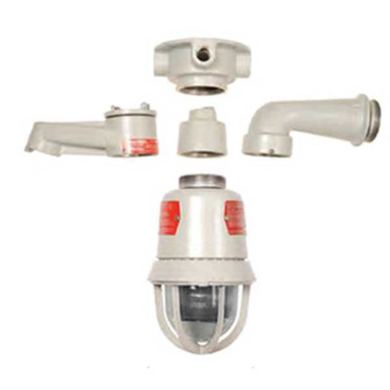 116EXSTR-EK | Edwards Signaling Explosion-Proof Red Xenon Strobe 12–48 VDC NEMA 4X