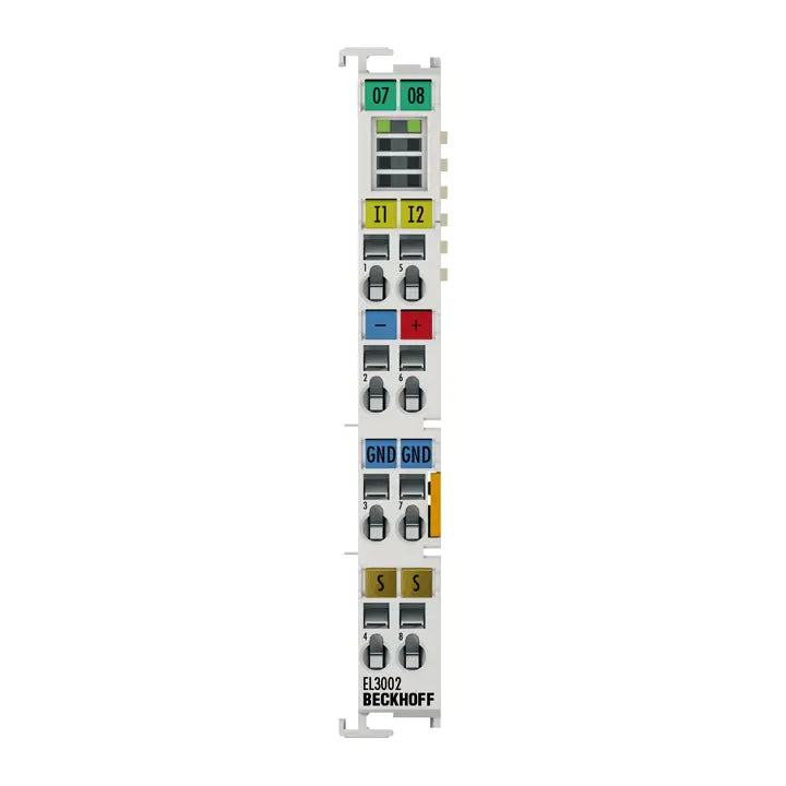 EL3002 | Beckhoff EtherCAT Terminal 2-Channel Analog Input ±10 V 12-Bit