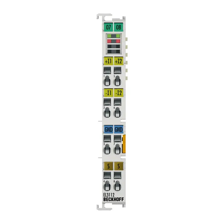 EL3112 | Beckhoff EtherCAT Terminal 2-Channel Analog Input 0–20 mA 16-Bit