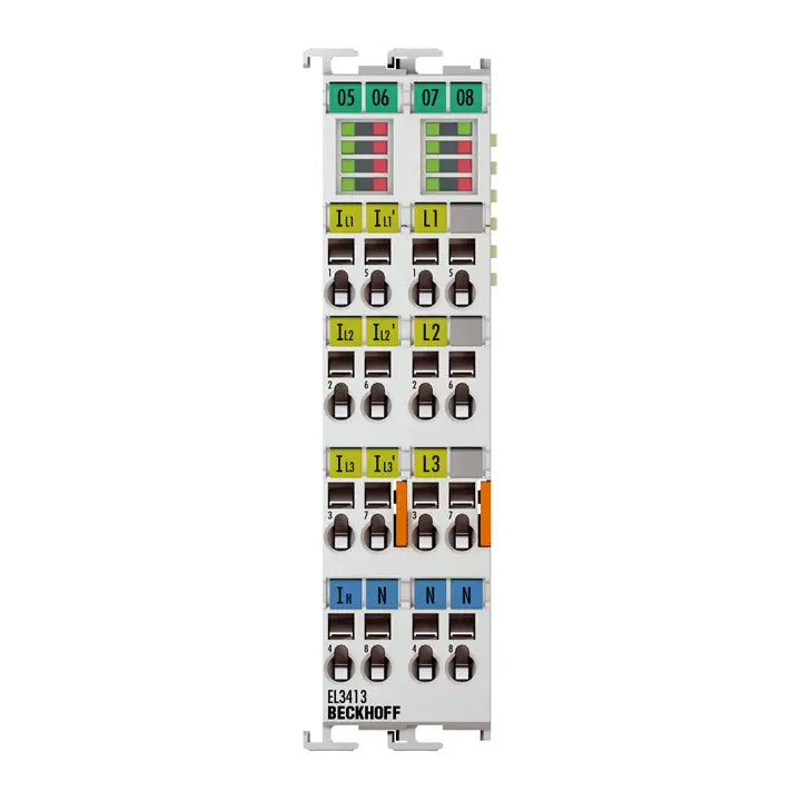 EL3413 | Beckhoff EtherCAT 3-Channel Power Measurement Terminal 690 V AC