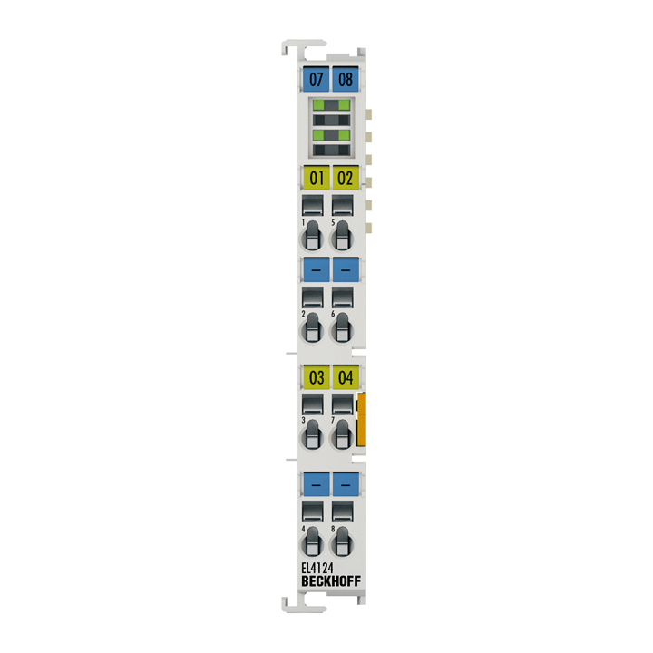 EL4124 | Beckhoff EtherCAT Terminal 4-Channel Analog Output 4–20 mA