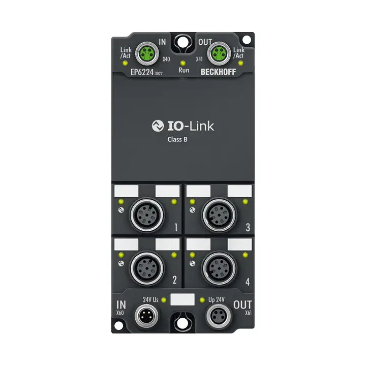 EP6224-3022 | Beckhoff EtherCAT Box 4-Channel IO-Link Master Class B M12