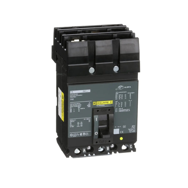 Square D FA34090 90 Ampere Three-Pole 480 Volt I-Line Molded Case Circuit Breaker