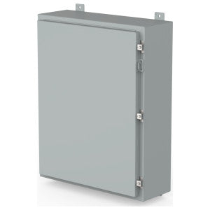 nVent Hoffman A242408LP 24 x 24 x 8 in Mild Steel Wall-Mount Enclosure