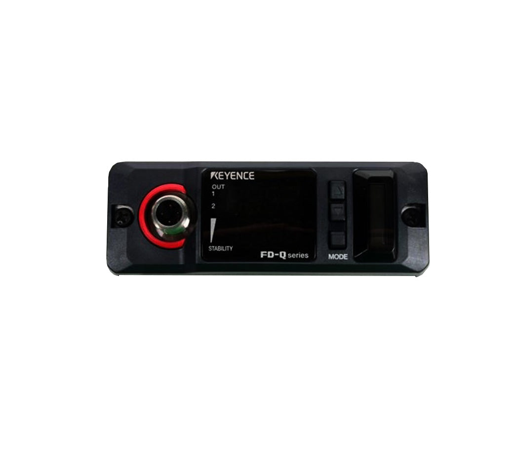 Keyence FD-Q10C Clamp-On Ultrasonic Flow Sensor for Industrial Liquid Monitoring