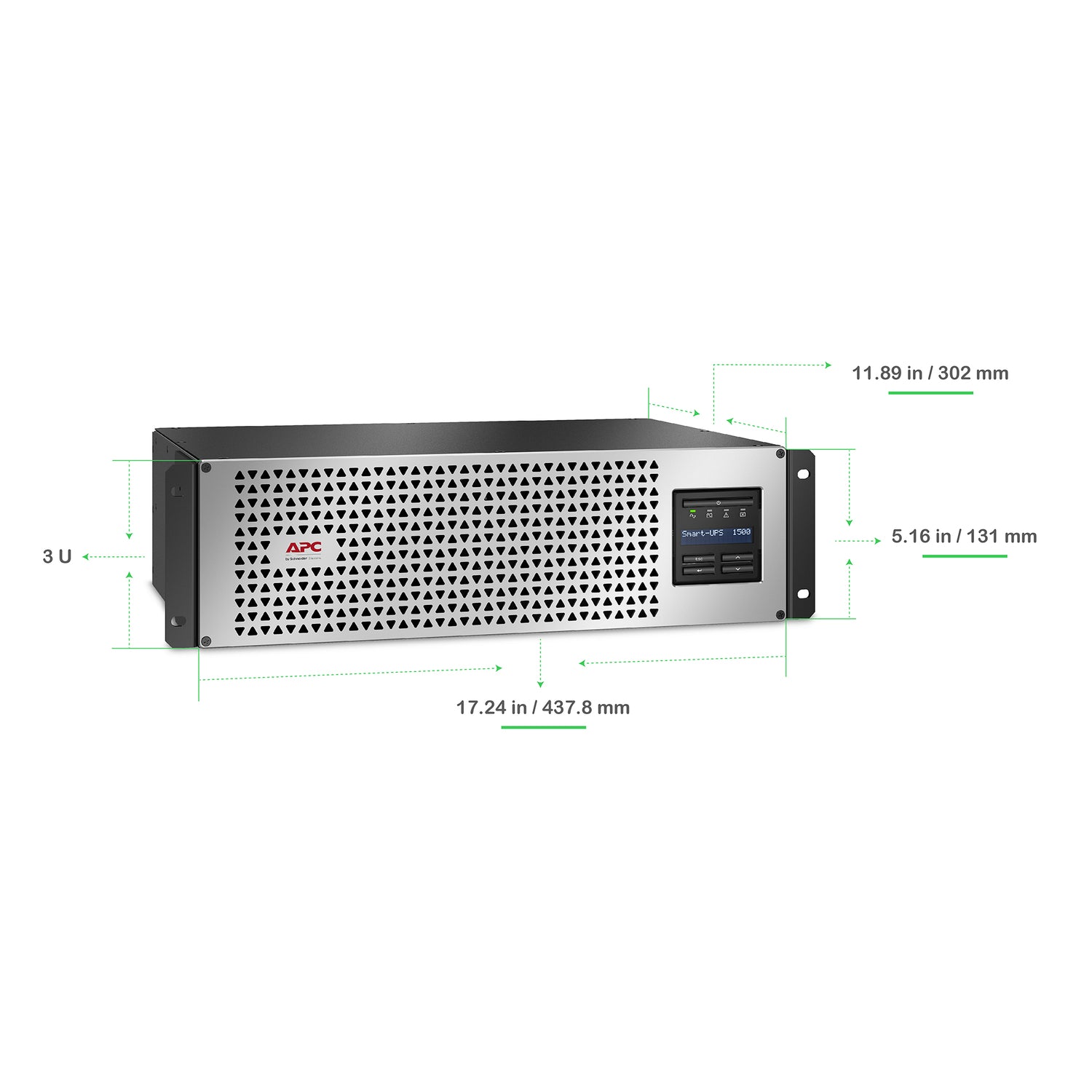 SMTL1500RM3UCNC | Schneider Electric Smart-UPS 1500VA Rack-Mount UPS