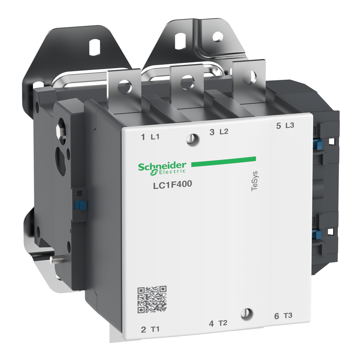 Schneider Electric LC1F400F7 3-Pole 400A TeSys F Contactor 110VAC Coil High Power Motor Control