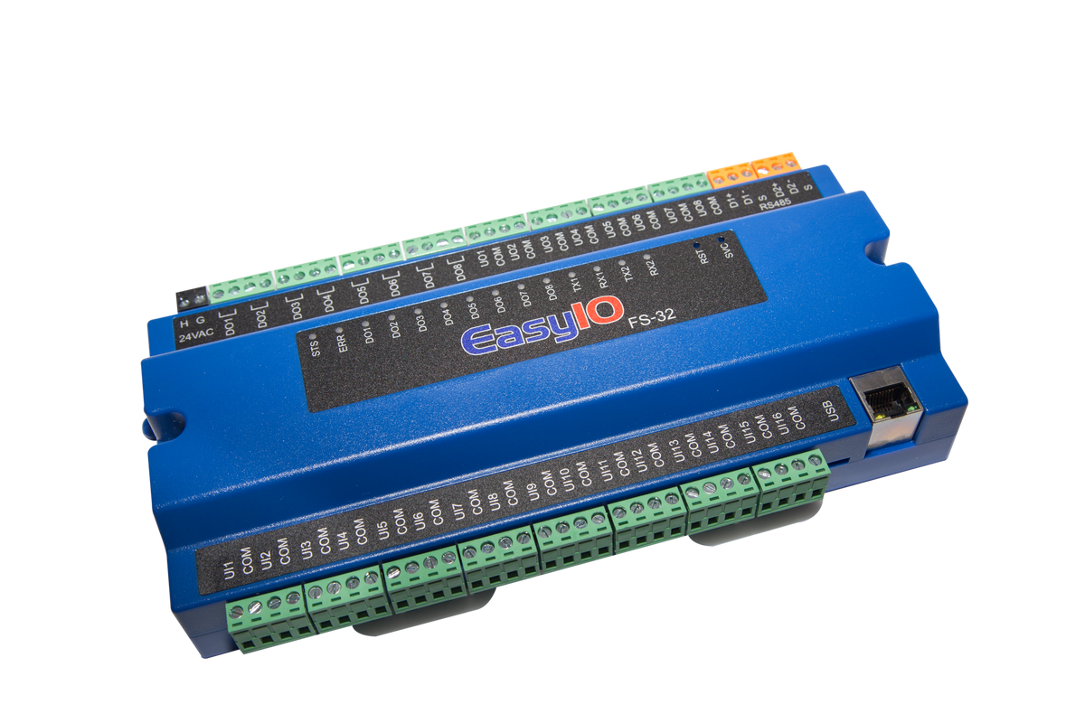EasyIO EASYIO-FS-32 Programmable Building Automation Controller with 32 Input and Output Points