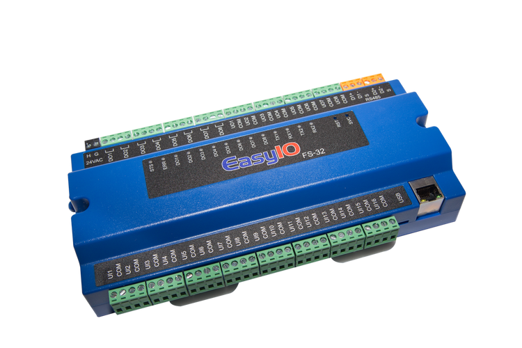 EasyIO EASYIO-FS-32 Programmable Building Automation Controller with 32 Input and Output Points