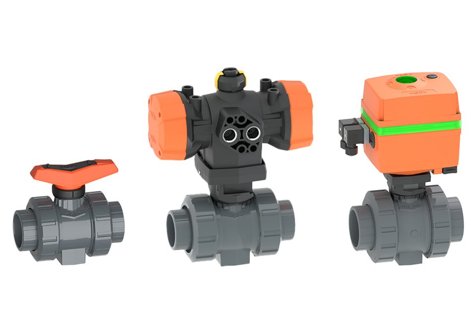 Type 546 Pro | GF Piping Systems Manually Operated Modular Ball Valve for Industrial Process Piping