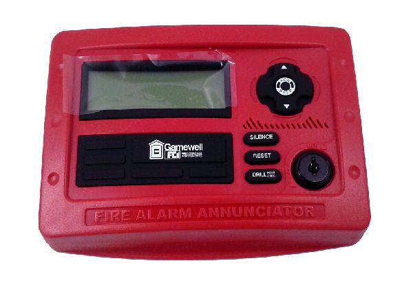 GFANN-80 | Gamewell-FCI Remote Annunciator with 80-Character LCD and Control Switches