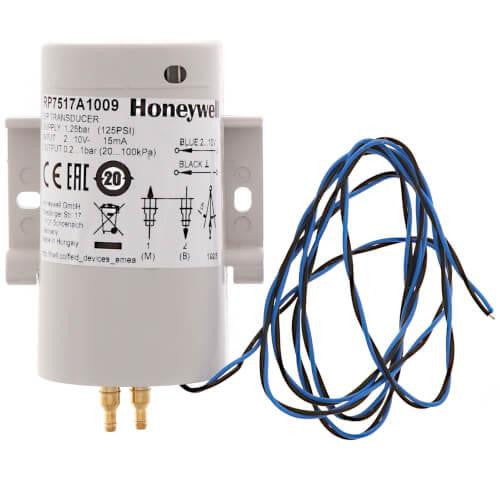 Honeywell RP7517A1009 Electronic-Pneumatic Transducer with Two-Wire Signal Power and Protective Cover