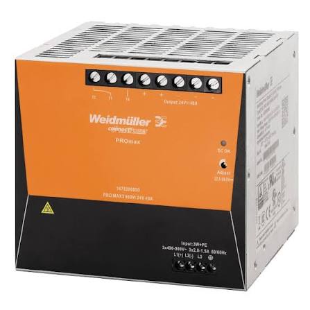 Weidmuller 1478200000 PROmax 24V DC 960W 40A Three-Phase Power Supply