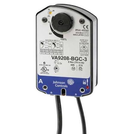 Johnson Controls VA9208-BGA-3 24V On/Off Spring Return Ball Valve Actuator
