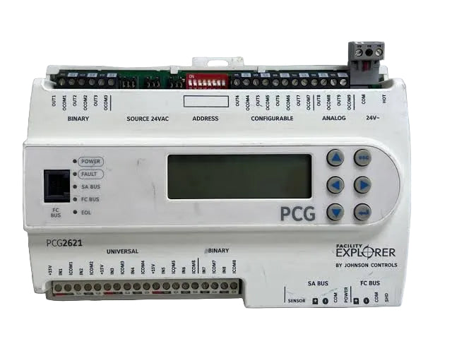 Johnson Controls FX-PCG2621-0 17-Point Programmable HVAC Controller with Display