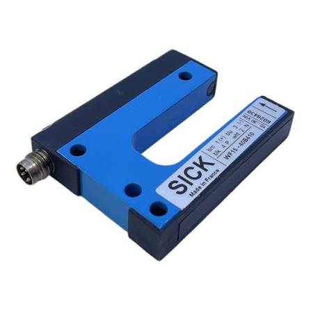 Sick WF15-40B410 Through-Beam Fork Sensor with PNP/NPN Outputs and Button Adjustment